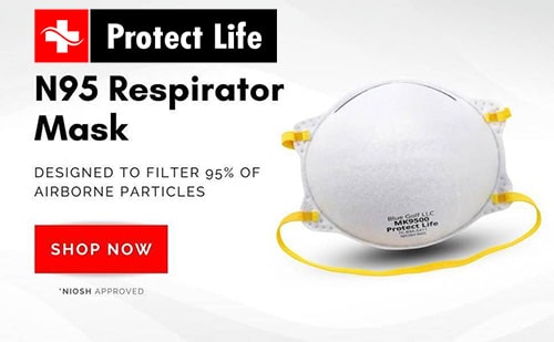 N95 mask for sale at Protect Life.